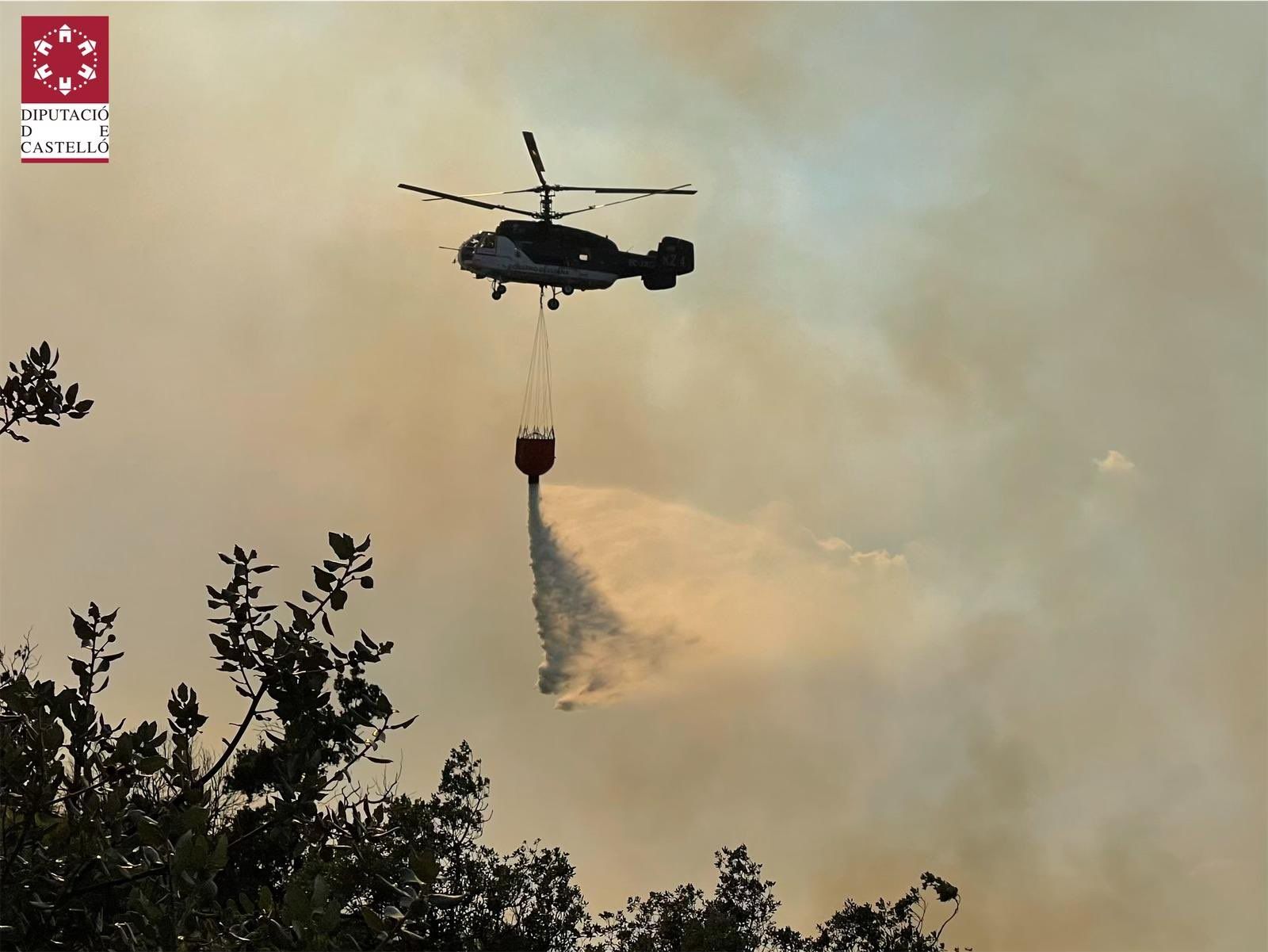 El incendio de Bejís, en imágenes