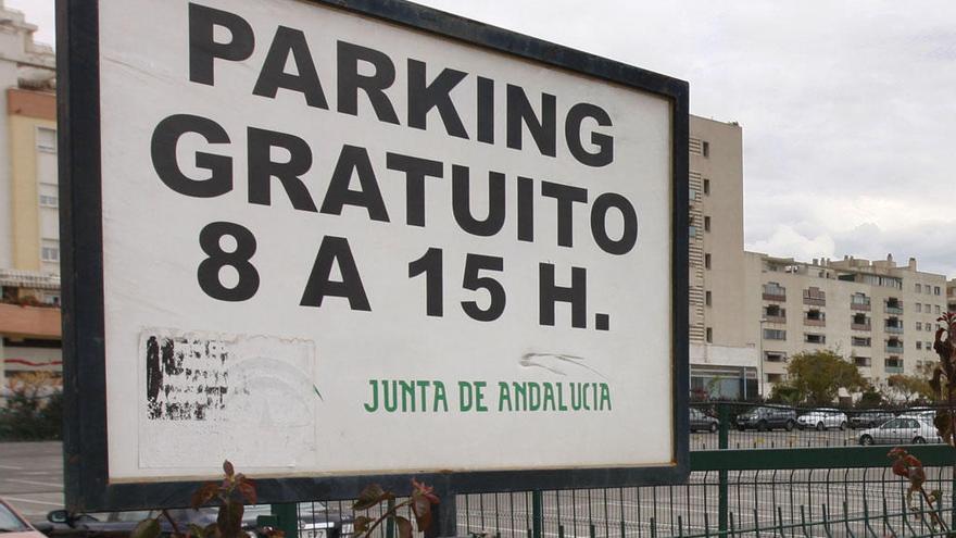 Imagen del parking de la Ciudad de la Justicia.