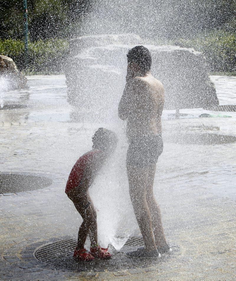 Domingo de calor en Zaragoza