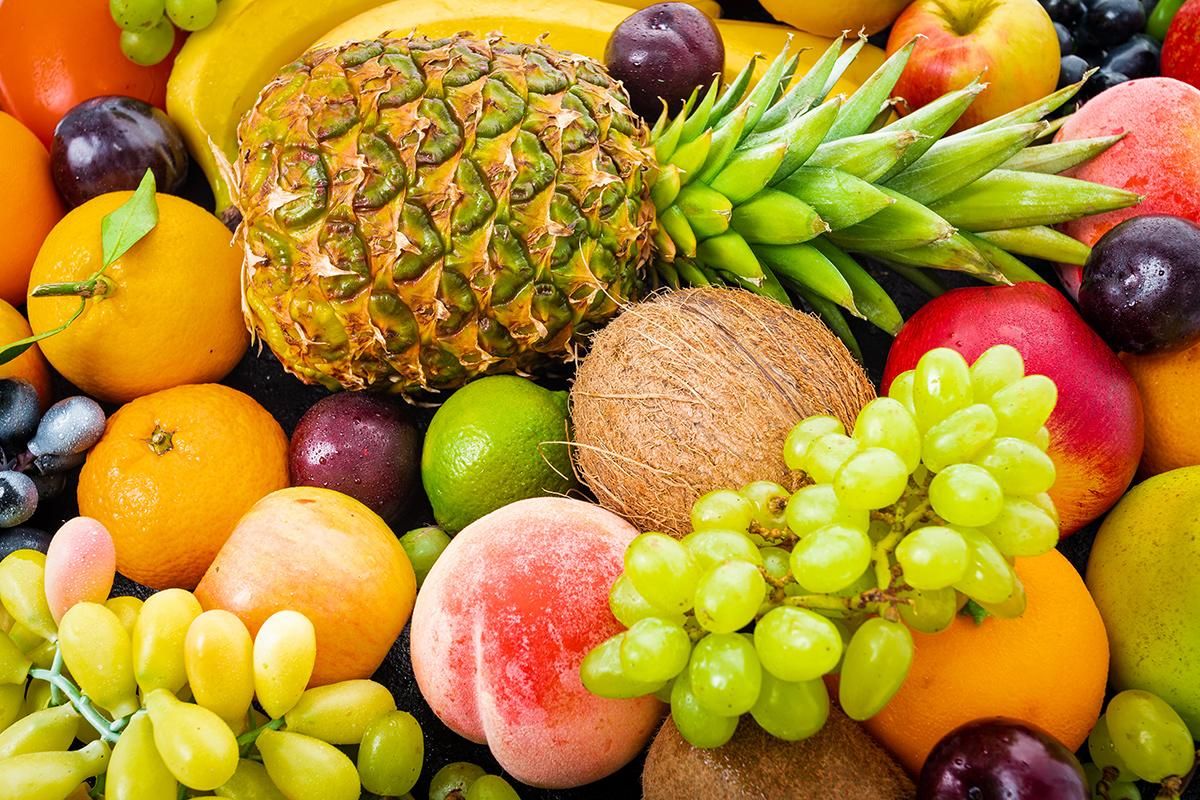 Fruta con menos calorías.
