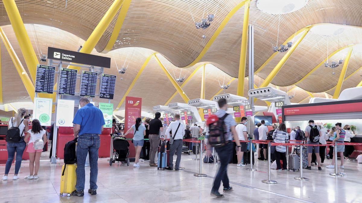 Aeropuerto de Madrid-Barajas.