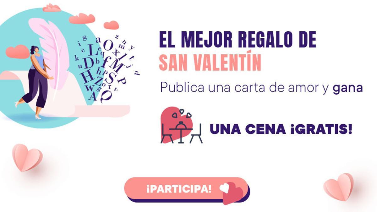 Cena gratis en San Valentín