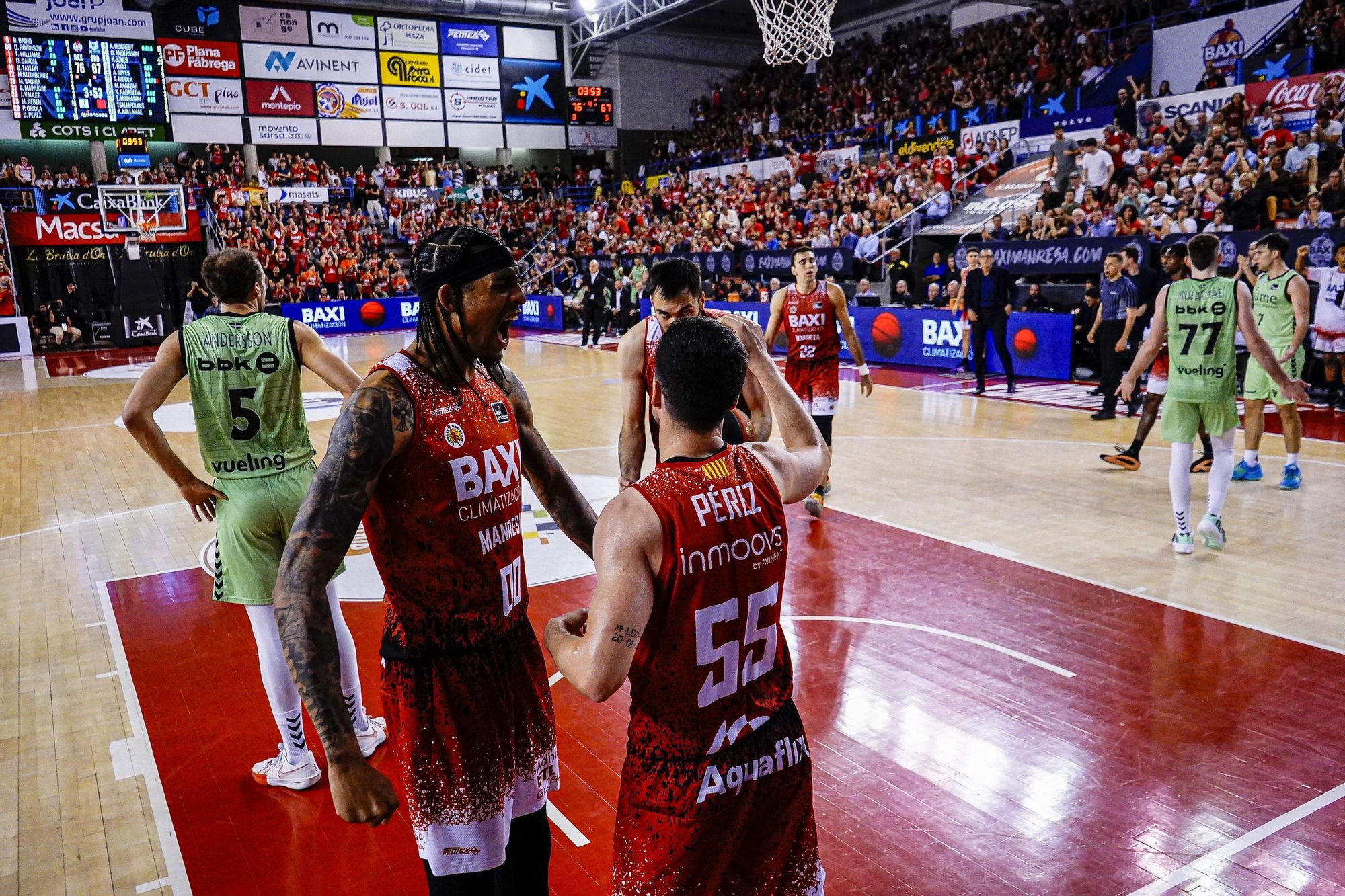 MANRESA . BASQUET ACB . LLIGA ENDESA . BAXI MANRESA VS BILBAO BASKET . PAVELLÓ EL NOU CONGOST