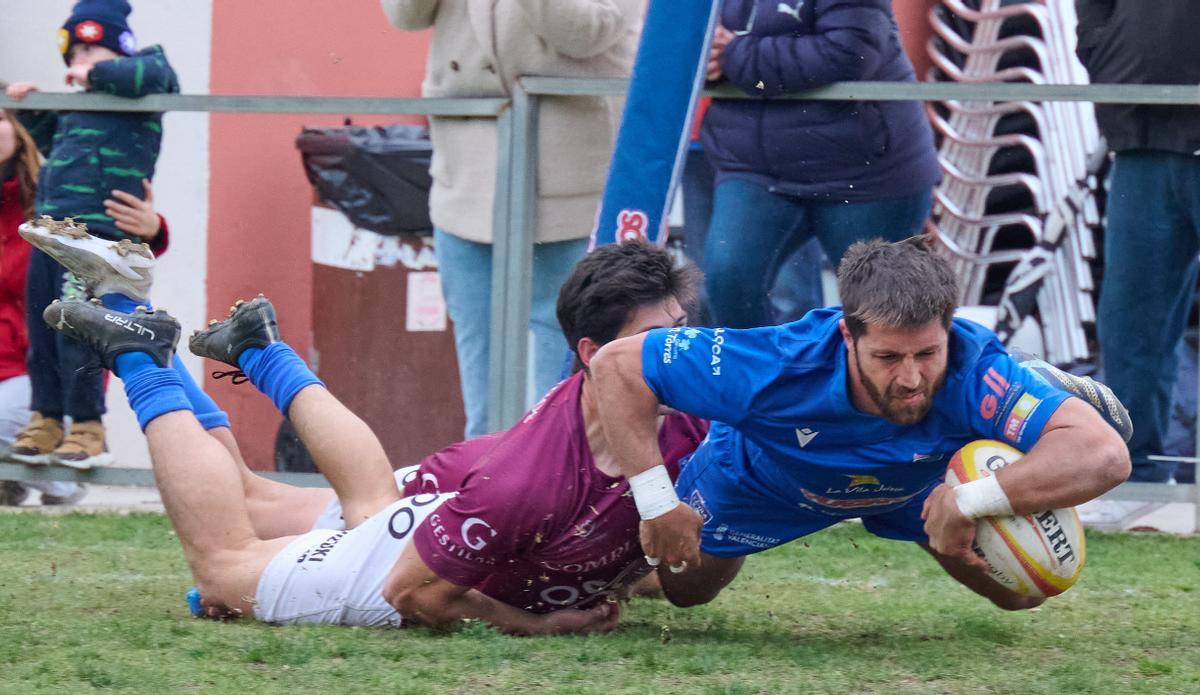 Victoria del Club de Rugby La Vila ante el Complutense Cisneros.