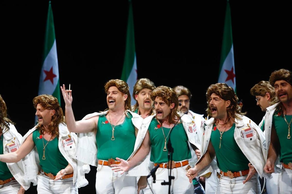 Chirigota ‘So eh asín (una chirigota radical)’, primer premio en el concurso del año pasado.