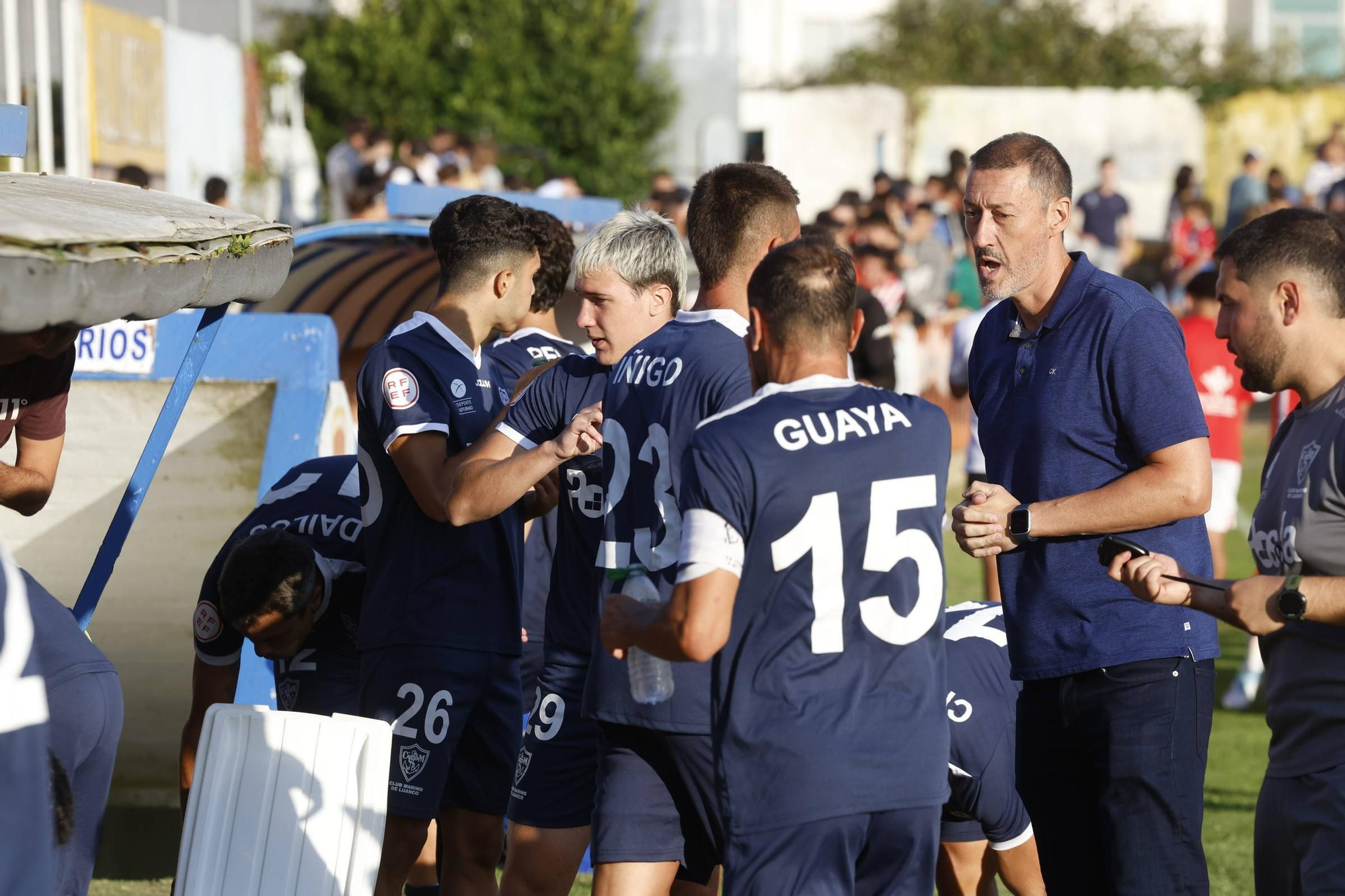 EN IMÁGENES: así fue el choque entre el Sporting y el Marino de Luanco