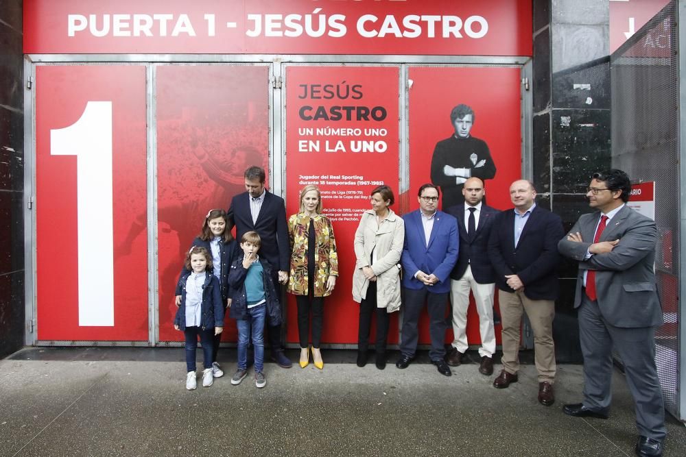 Inauguración de la puerta 1 de Jesús Castro