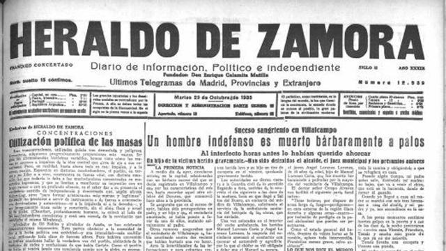 Crónica negra zamorana (III). Muerte en Villalcampo