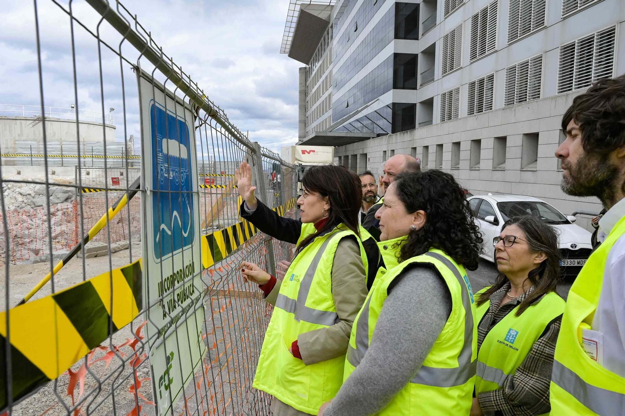 Comienza la demolición del Hotel de Pacientes para la construcción de accesos al Hospital de A Coruña