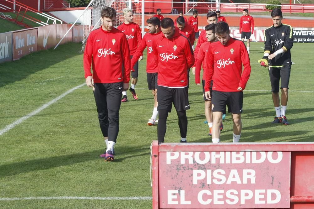 Entrenamiento del Sporting