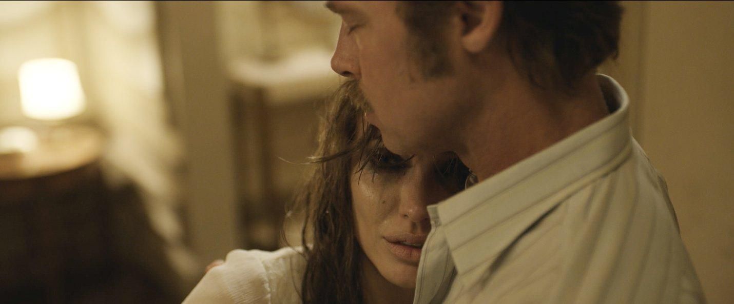 Frente al mar, Angelina Jolie y Brad Pitt