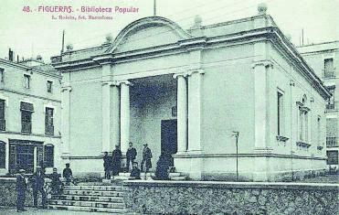 L&#039;edifici de l&#039;antiga Biblioteca Popular del carrer Ample