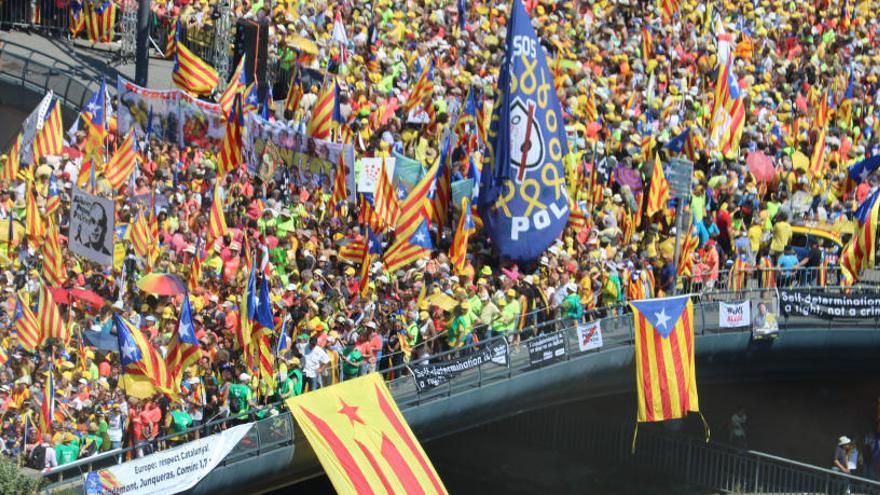 Manifestació independentista a Estrasburg