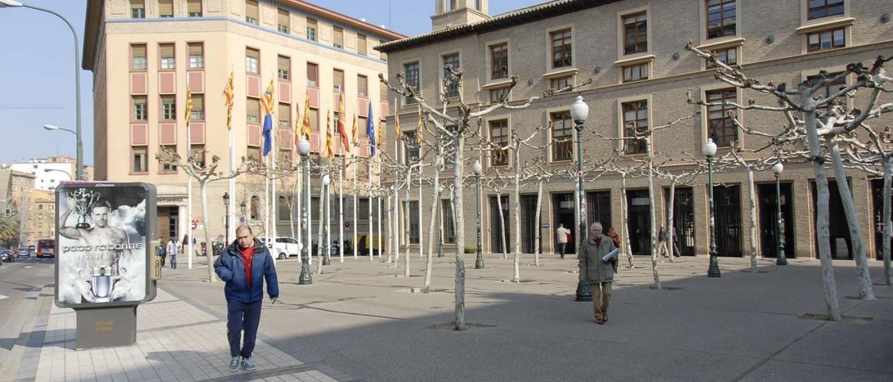 El servicio de Patrimonio, dependiente de la Consejería de Hacienda, se encuentra en la sede del edificio Pignatelli. | EL PERIÓDICO