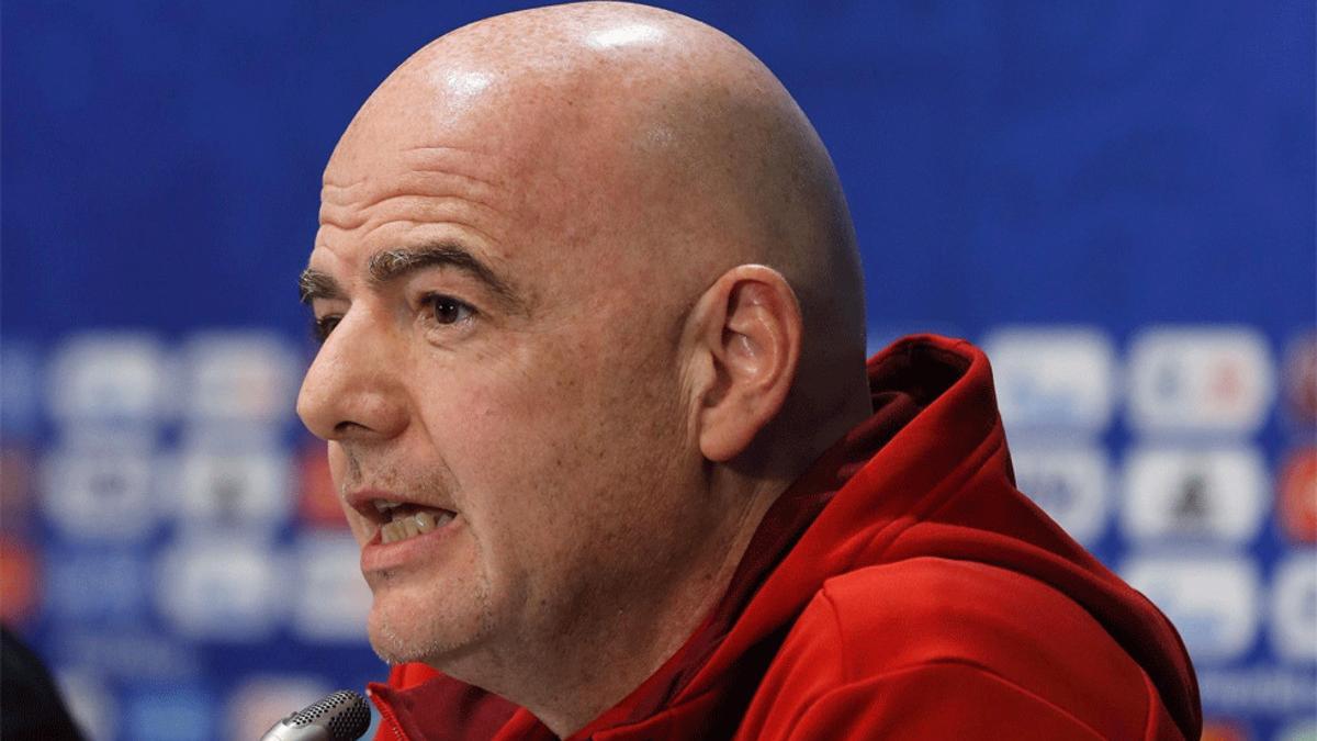 Infantino opinó sobre la decisión de Rubiales