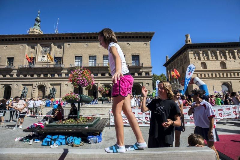 Día del Deporte en la Calle en la Plaza del Pilar de Zaragoza