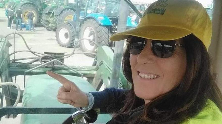 Mari Carmen Solsona, agricultora y ganadera de Ontinar de Salz.