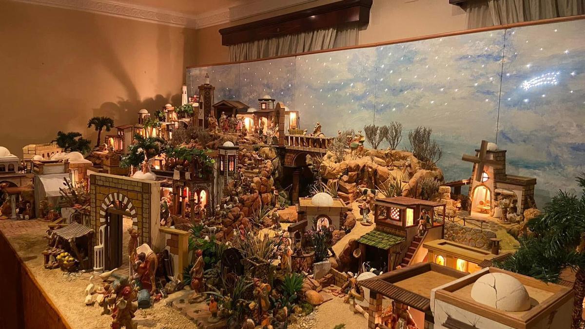 Foto archivo de un belén navideño.