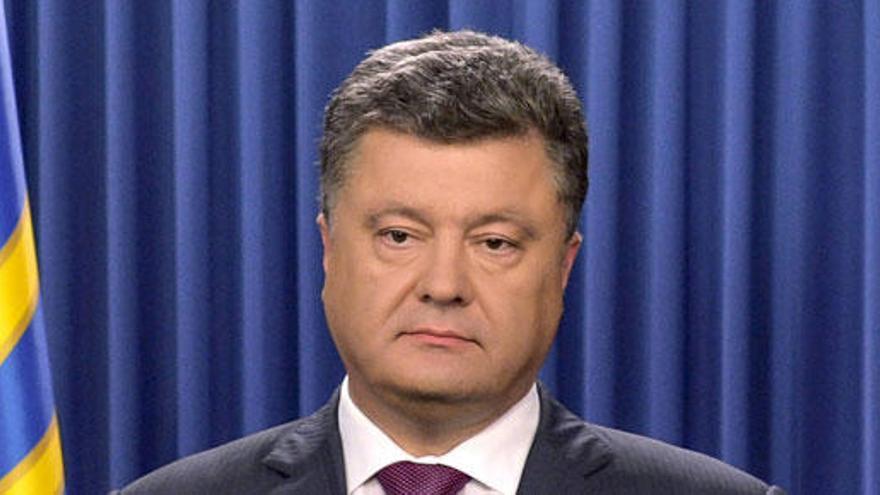 El presidente de Ucrania, Petro Poroshenko.