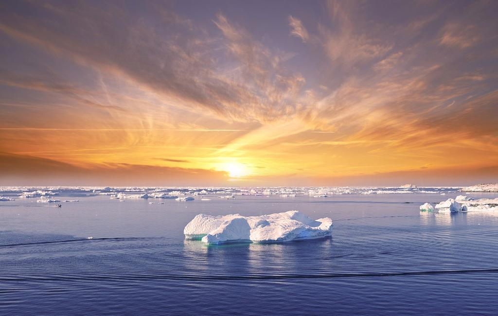 Así atardece en Groenlandia (aunque sean más de las 12 de la noche)