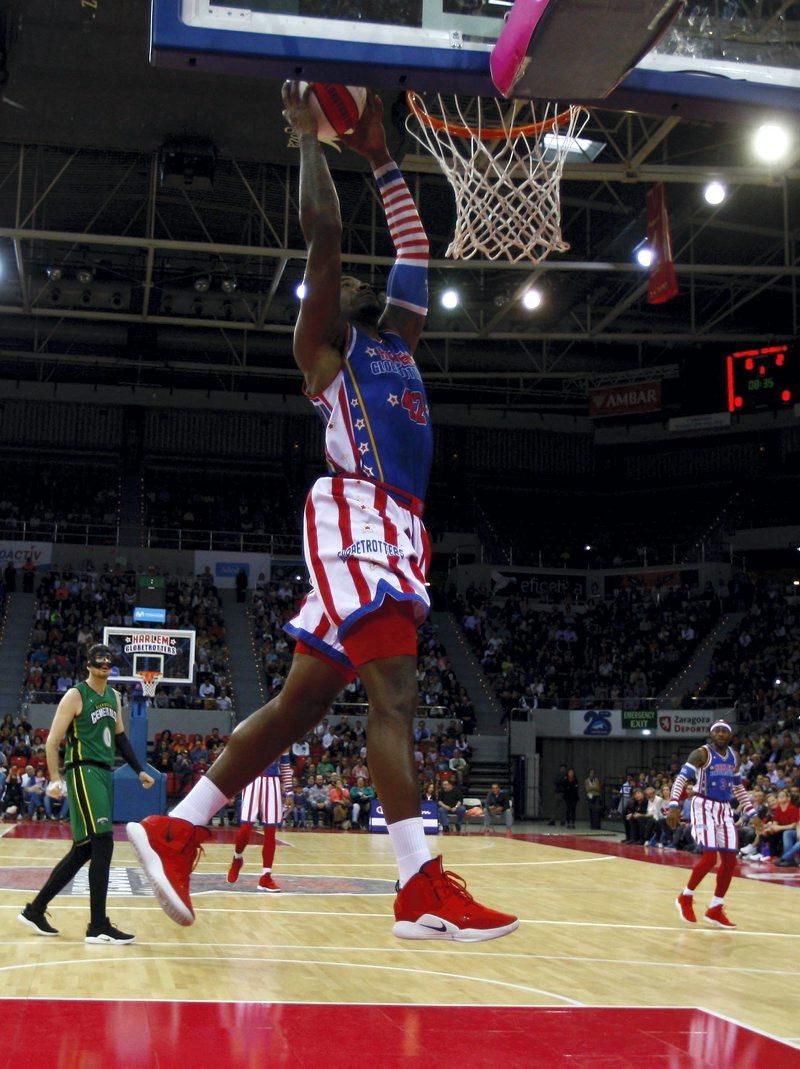 La exhibición de los Globetrotters cautivó al pabellón Príncipe Felipe