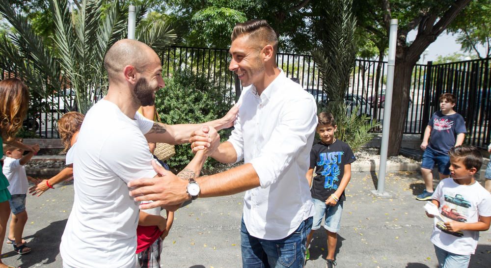 Samuel se emociona en su vuelta al Hércules