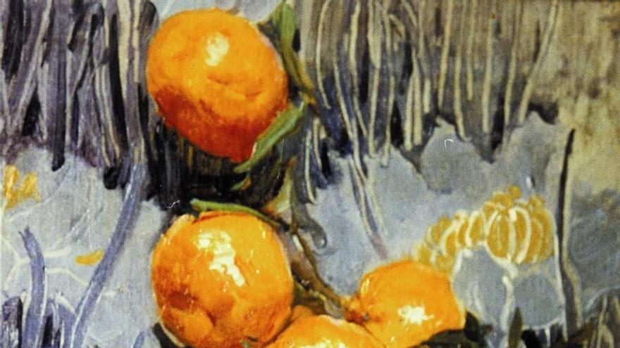 Ramillete de mandarinas de Joaquín Sorolla.
