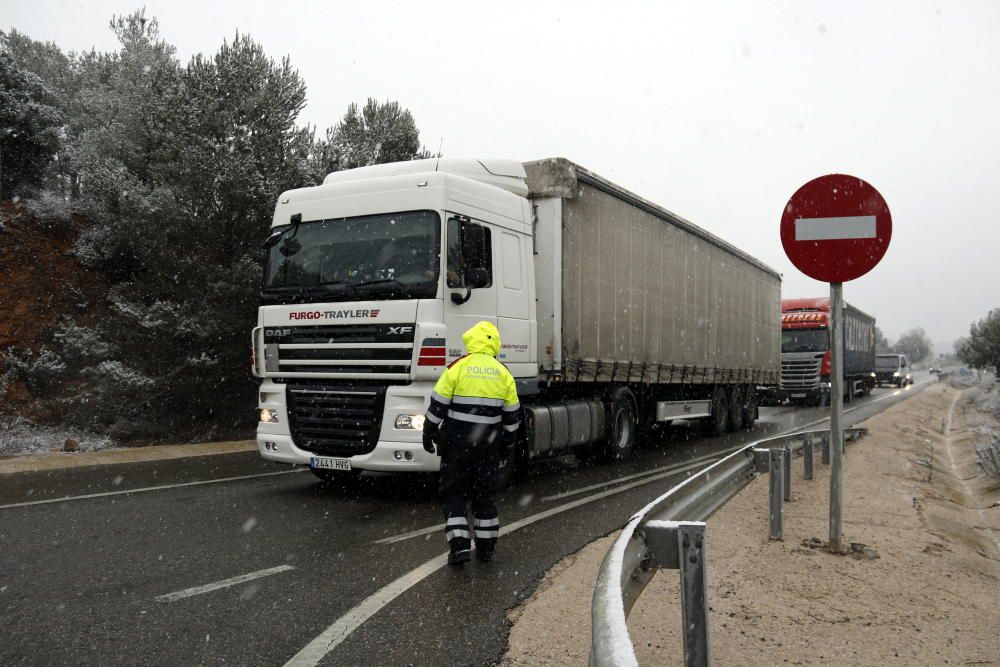 Autovia A-2 nevant a l'alçada