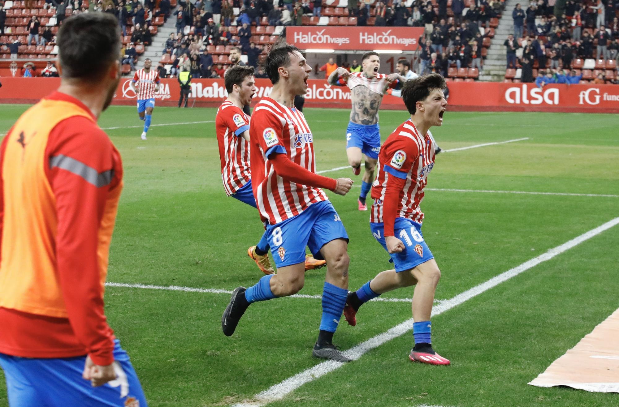 Así se vivió el encuentro entre el Sporting y el Tenerife