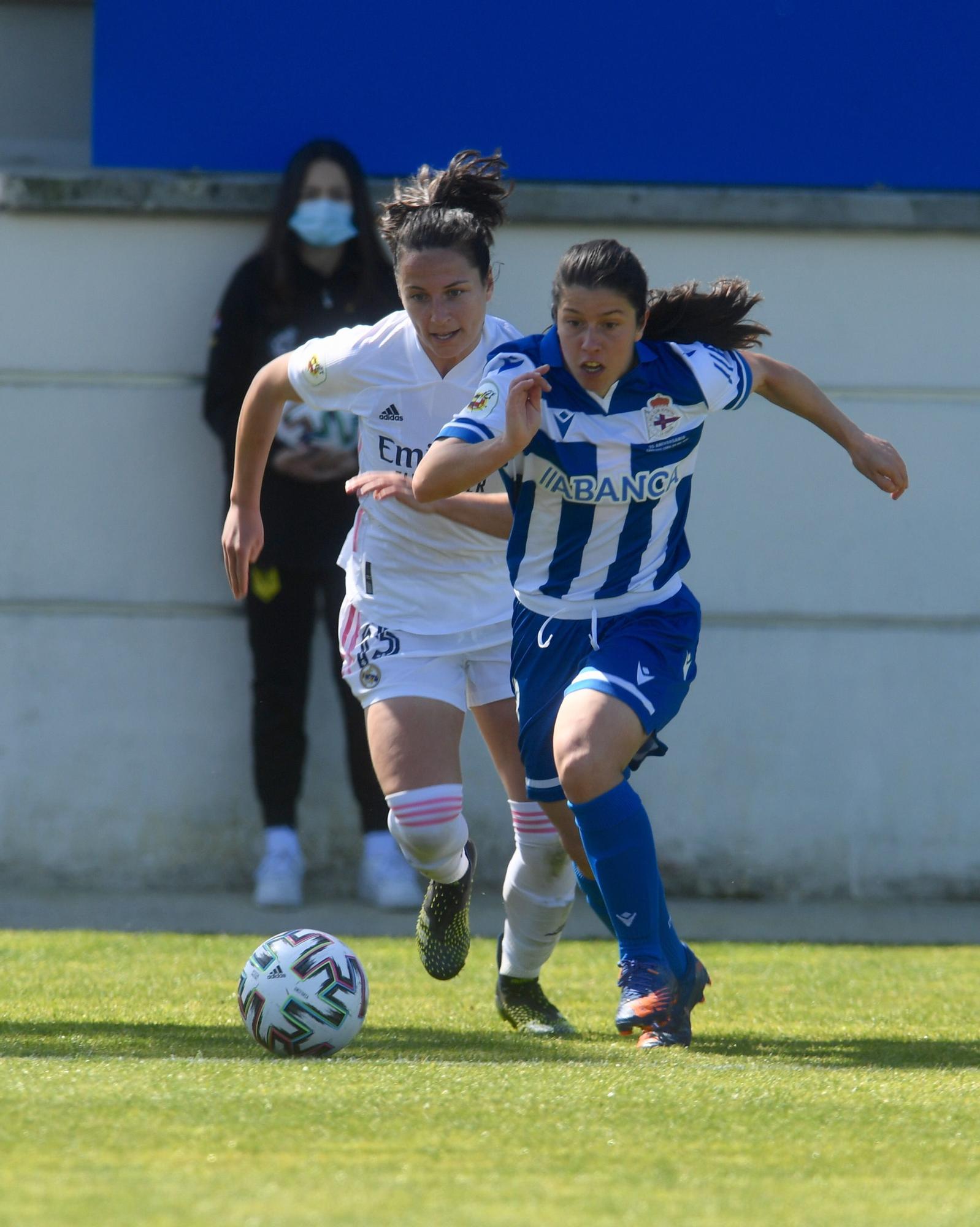 El Dépor Abanca cae 0-2 ante el Madrid en Abegondo