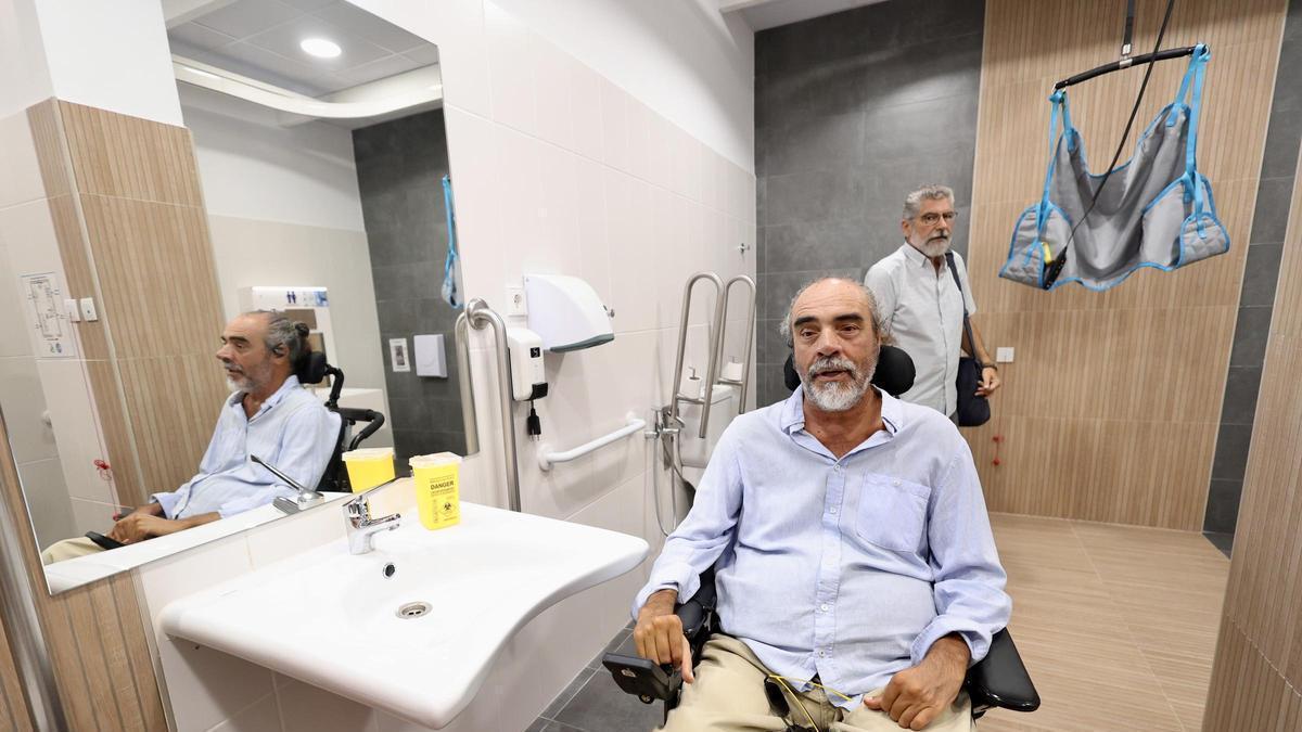 El cambiador inclusivo de la Cárcel Vieja se puso en marcha este miércoles.