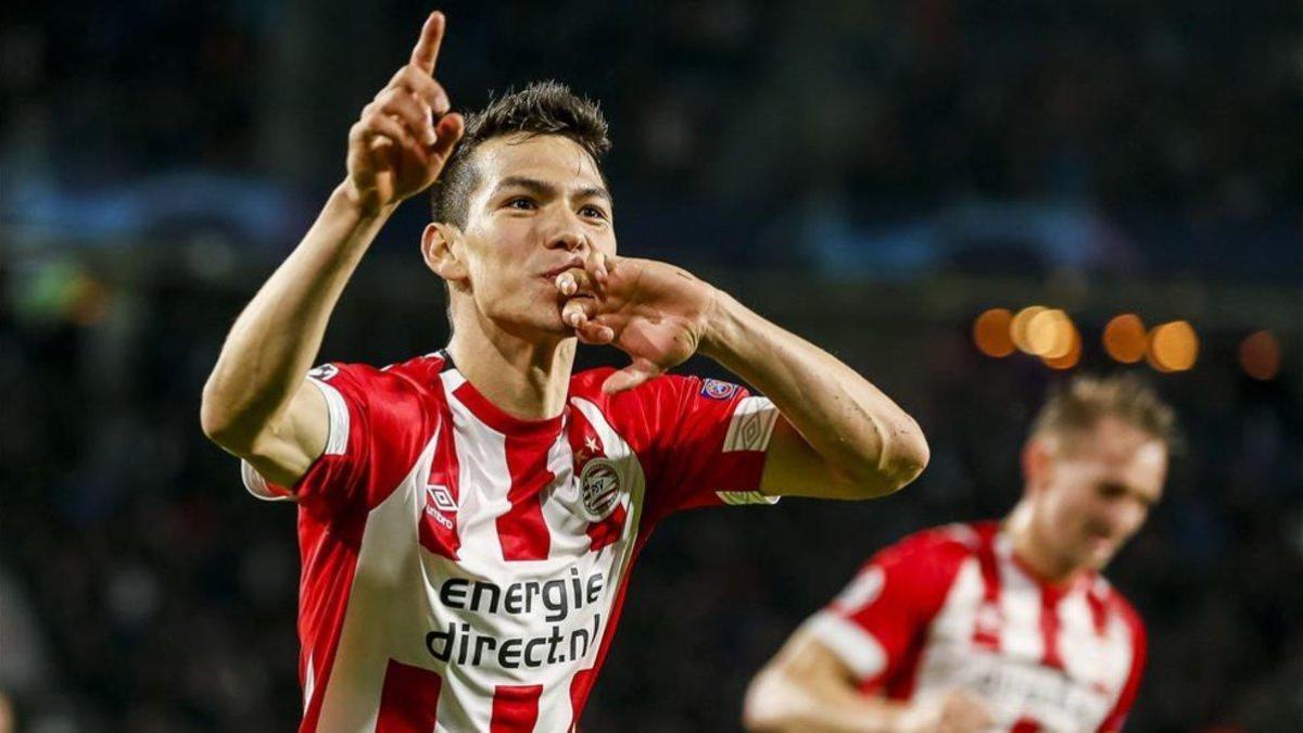 Hirving Lozano, jugador del PSV Eindhoven