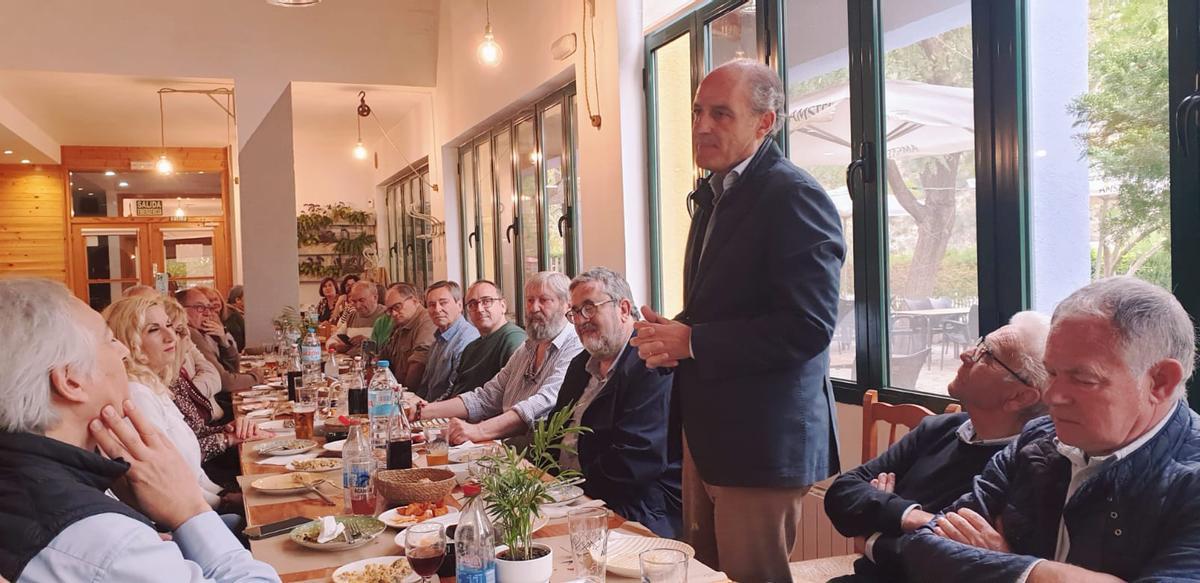 Camps, en el almuerzo.