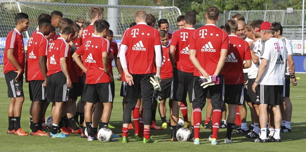 El Bayern de Pep se entrena en Trentino