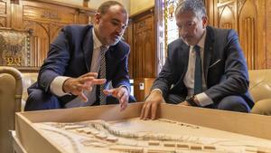 Visita Conseller Samper en al Ayuntamiento de Terrassa