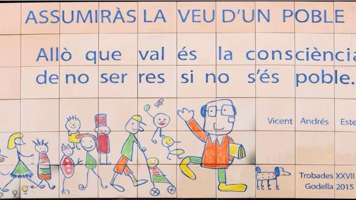El retablo retirado de Villa Teresita en Godella