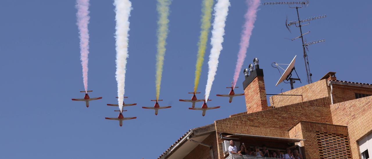 La Patrulla Águila fue el centro de las miradas.