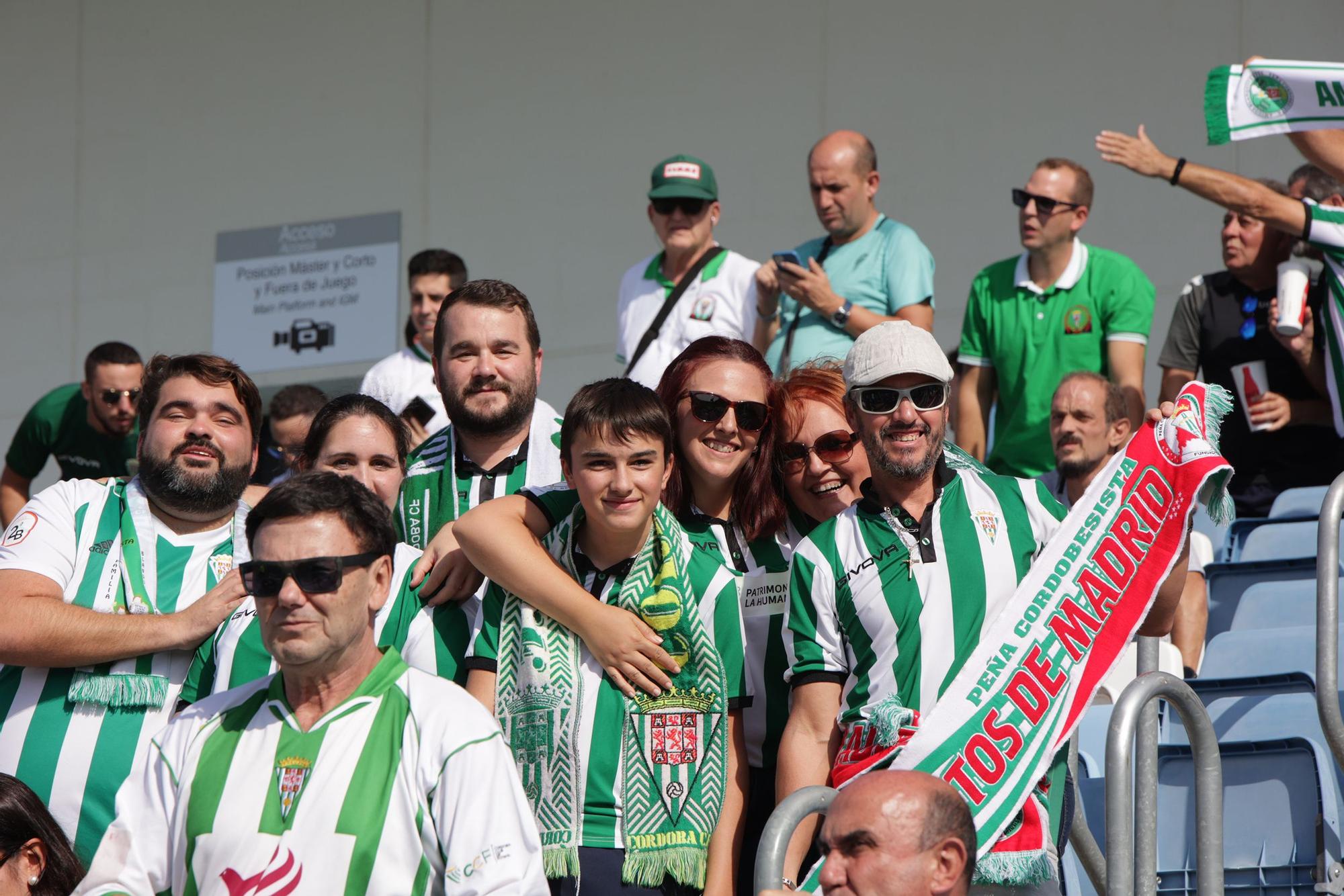 Los aficionados en el Real Madrid Castilla.Córdoba CF