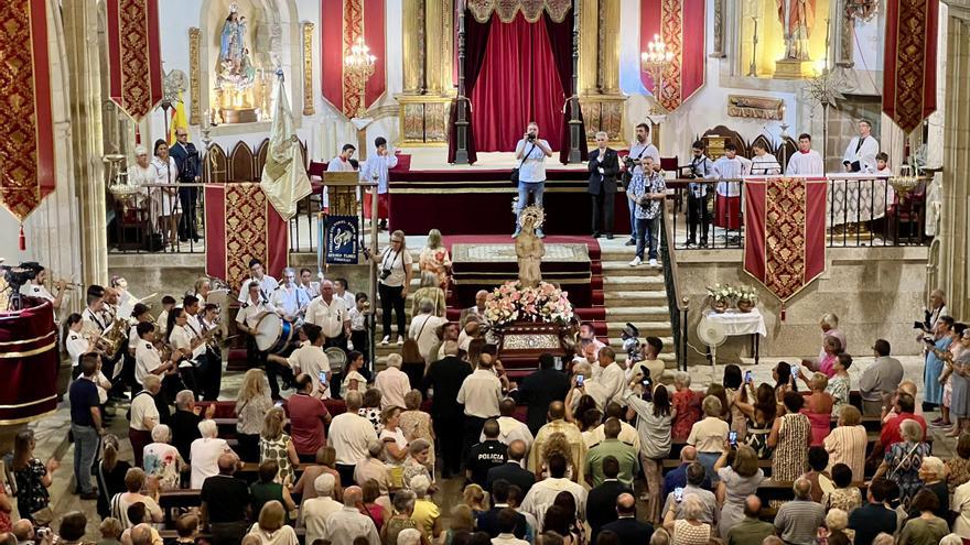 La Virgen de la Victoria baja esta noche desde el castillo, para su novenario