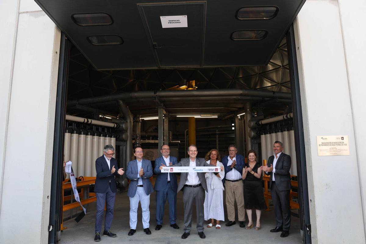 Inauguración de la potabilizadora viguesa en las instalaciones de ETAP de O Casal