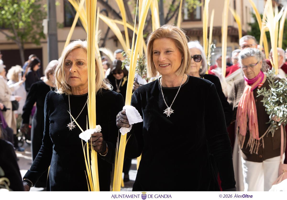 Gandia abre la Semana Santa con el Domingo de Ramos y el Vía Crucis Viviente
