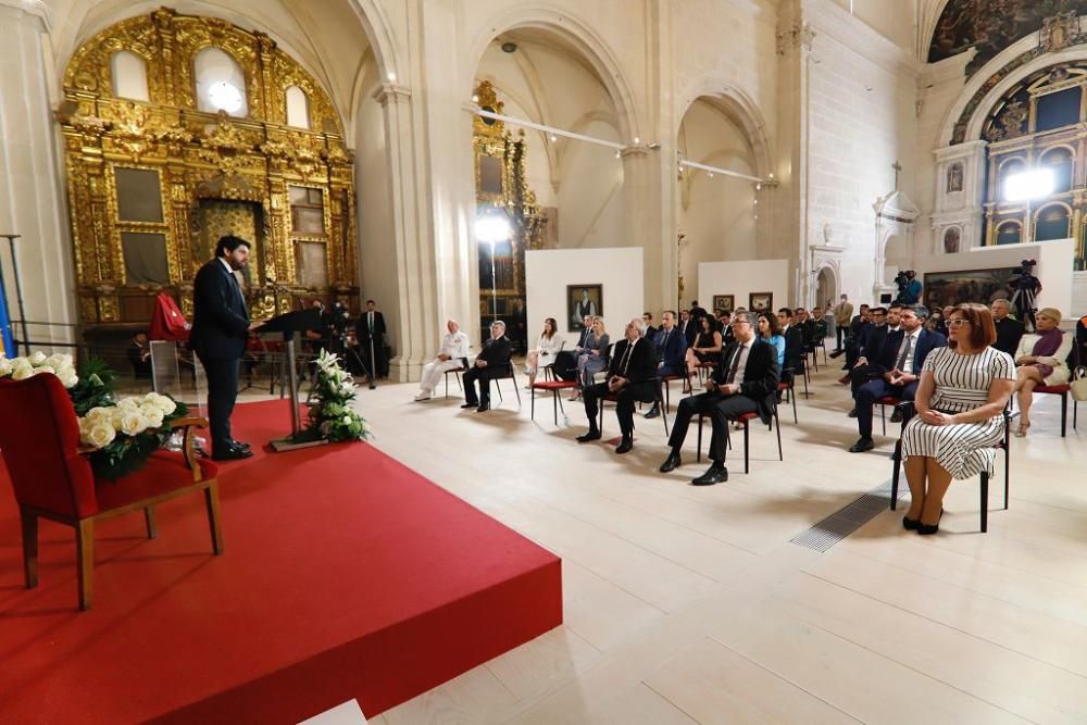 Acto institucional por el Día de la Región de Murcia en la iglesia de San Esteban