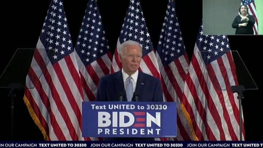 Biden logra oficialmente la nominación demócrata y se verá las caras con Trump