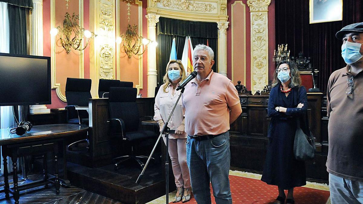 María Dibuja, Miguel Caride, Teresa González y Manuel Álvarez. |   // IÑAKI OSORIO