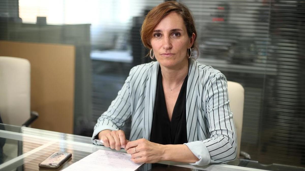 17 07 2020 La recien elegida lider de Mas Madrid en la Comunidad de Madrid  Monica Garcia  durante una entrevista para Europa Press  en Madrid (Espana) a 17 de julio de 2020   POLITICA   Eduardo Parra - Europa Press