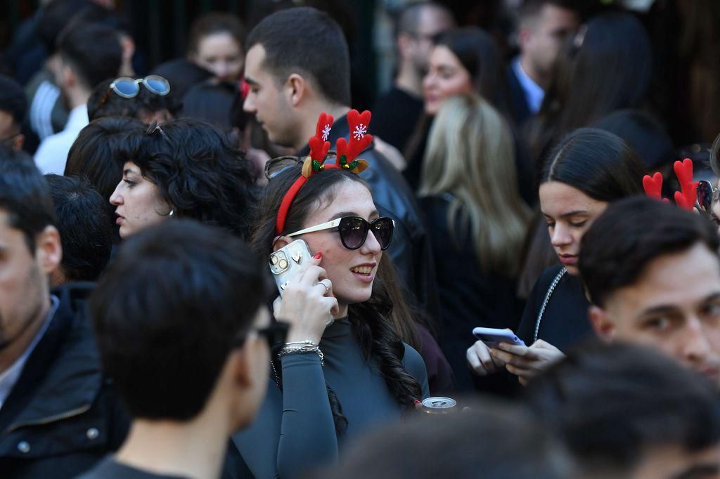 Murcia se echa a las calles durante el tardeo de Nochebuena