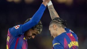 Raphinha blinda el liderat i les bones festes dels culers