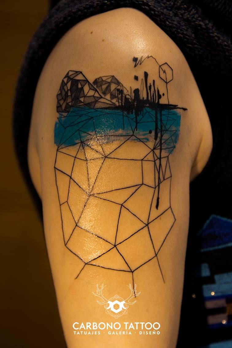 Vigo abstracto. // Miguel Castro (Carbono Tattoo)