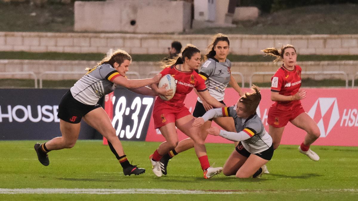 Las imágenes de las Series Mundiales HSBC de rugby 7 en Málaga