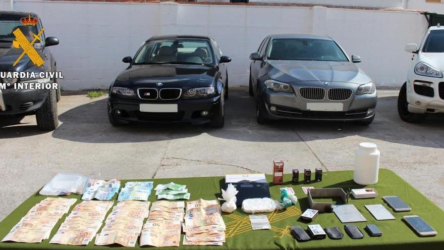 La Guardia Civil interviene 800 dosis de cocaína en Pozoblanco
